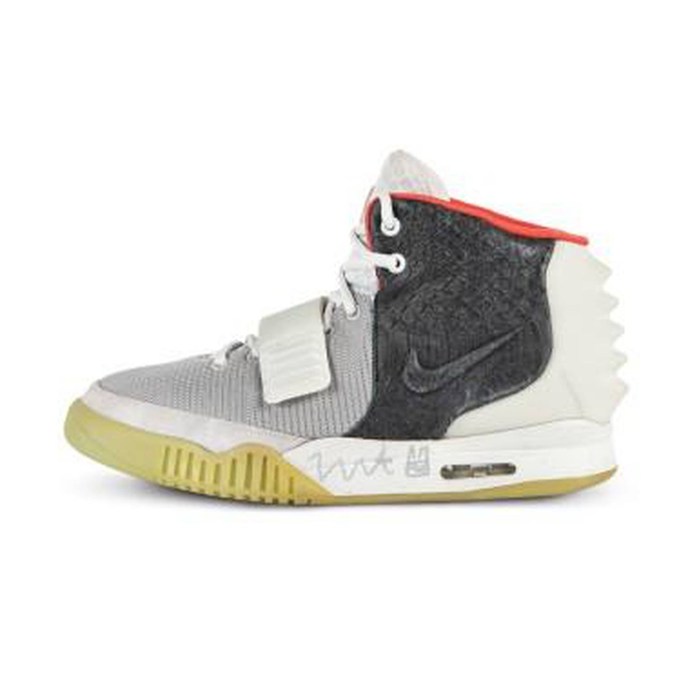 This design of the Nike Air Yeezy 2 'Mismatch' never went into production and sold for $50,400 at an auction. Sotheby's