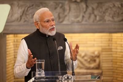 India's Prime Minister Narendra Modi in Athens last week. Reuters