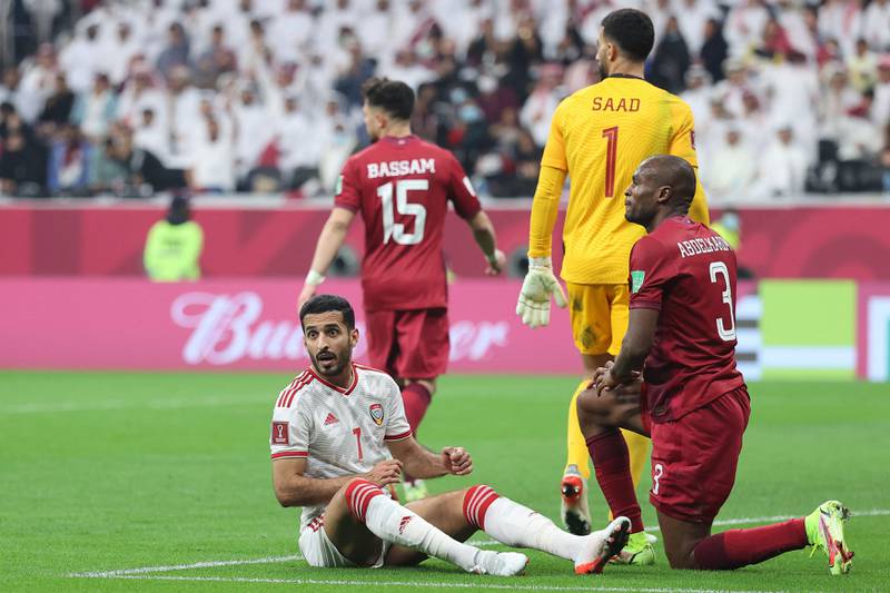 UAE's forward Ali Mabkhout  has not played competitively since the UAE’s quarter-final exit to Qatar at the Fifa Arab Cup on December 10. AFP