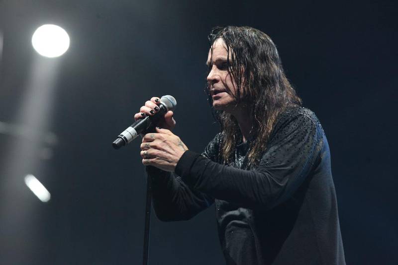 Ozzy Osbourne performs with Black Sabbath at the du Arena in Abu Dhabi. Lee Hoagland / The National