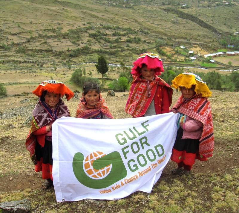 The Gulf for Good project has helped transform the lives of children in more than 27 countries since its inception. Photo: Gulf for Good