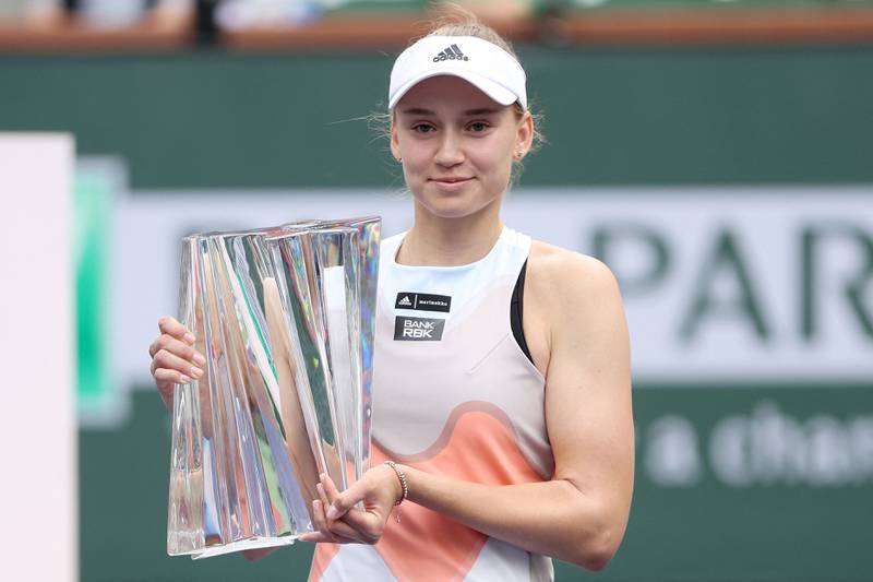 Elena Rybakina - An impressive record set ❤️❤️ Elena Rybakina becomes the  first player to defeat the world number one & two at BNP Paribas Open  #indianwells in the same year! 👑 📷 Eurosport