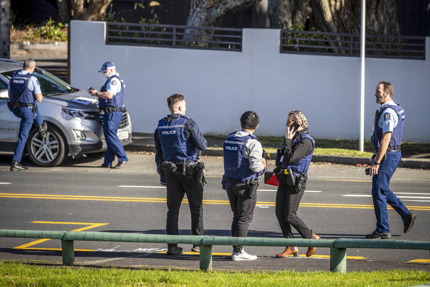 Authorities say a man wounded some people in a stabbing rampage in a New Zealand city before bystanders brought him to the ground.  AP