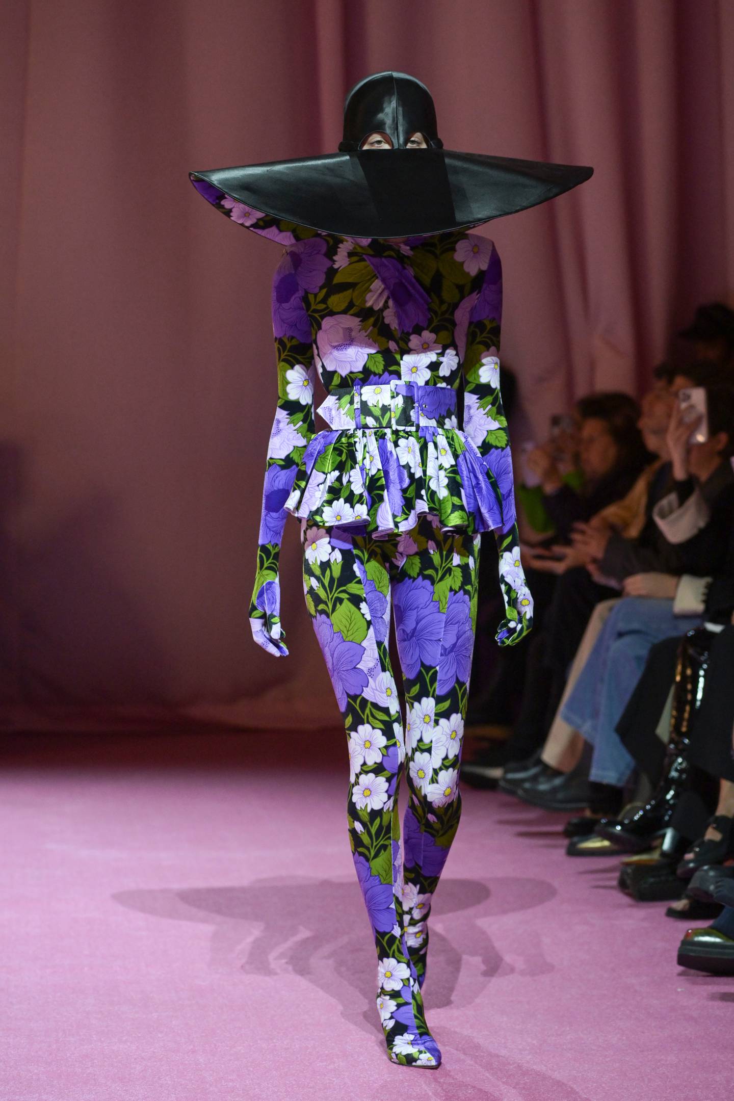 View from Richard Quinn's Autumn 2022 Collection.  Photo: Richard Quinn