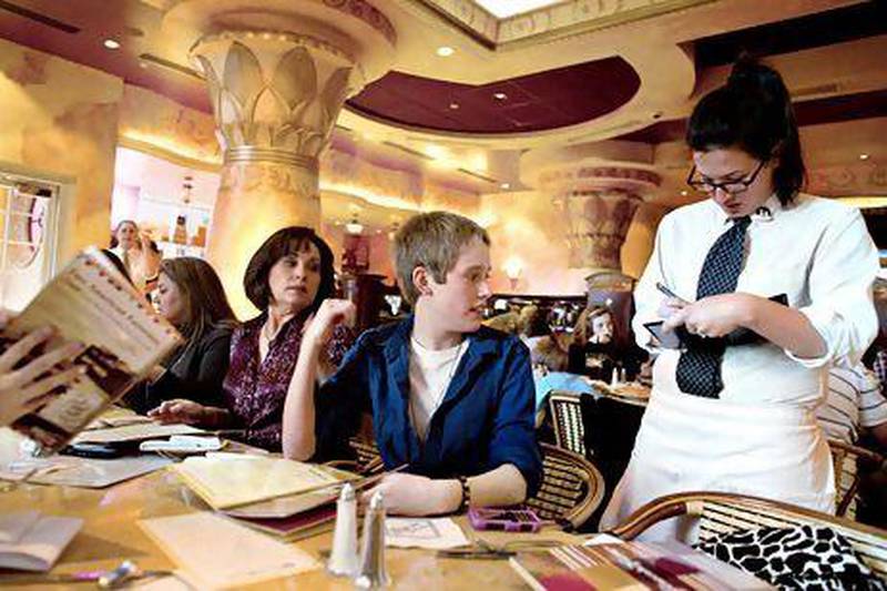A Cheesecake Factory outlet was the scene of an unexpected lesson in astute management for Tommy Weir. Matthew Staver / Bloomberg