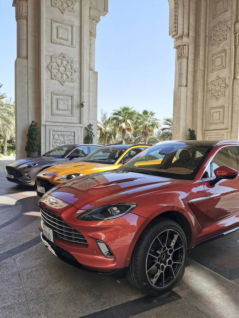 Red hot: the car tops the all-important hotel driveway first impressions test.
