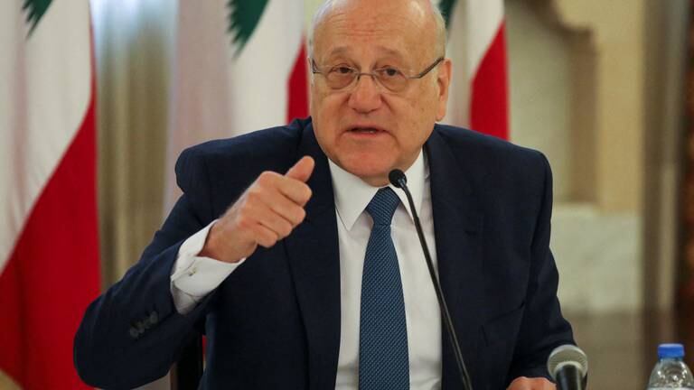 An image that illustrates this article Lebanese PM Mikati thanks UAE for generosity on Covid centre opening