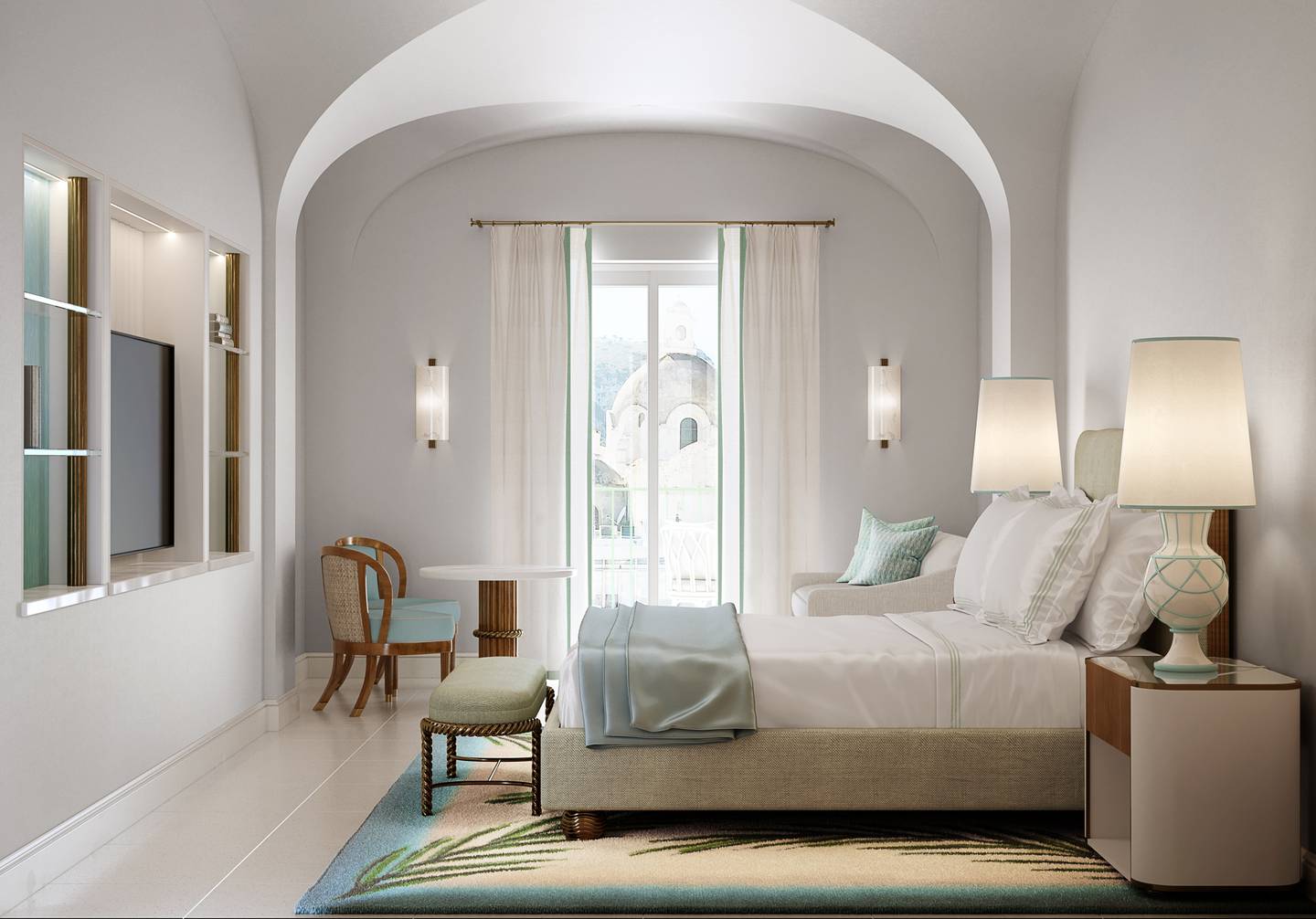 The 50-key Hotel La Palma in Capri is mere steps from the celebrity-packed Piazzetta. Photo: Oetker Collection