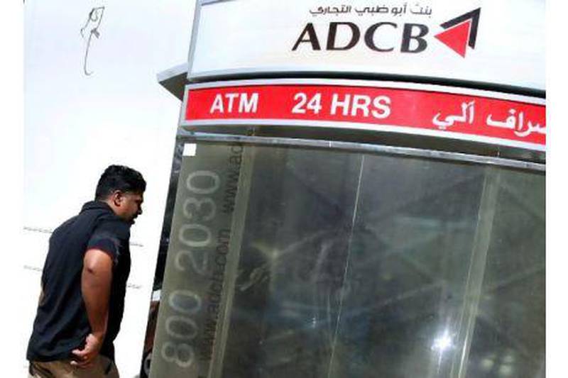 Abu Dhabi Commercial Bank rises 3.2 per cent to Dh2.6 on the Abu Dhabi market.