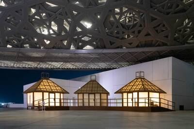 Al Manama installation will be on display until April 23. Photo: Louvre Abu Dhabi.