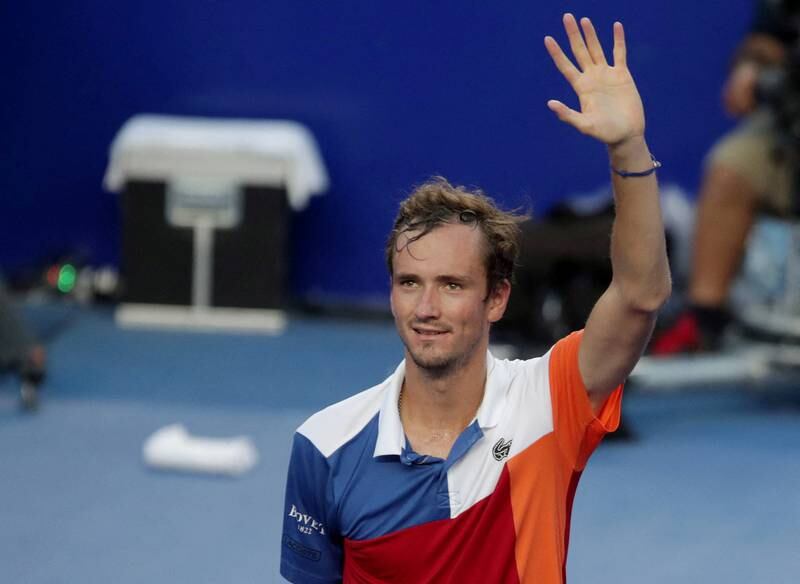 Russia's Daniil Medvedev has risen to the No 1 ranking. Reuters