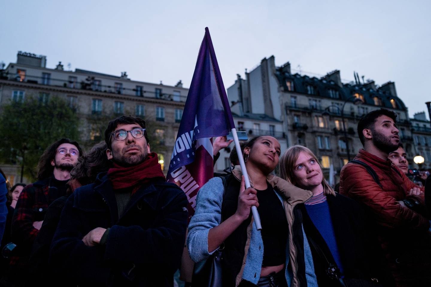 Supporters of eliminated candidate Jean-Luc Melenchon will be key to deciding the second round. Bloomberg