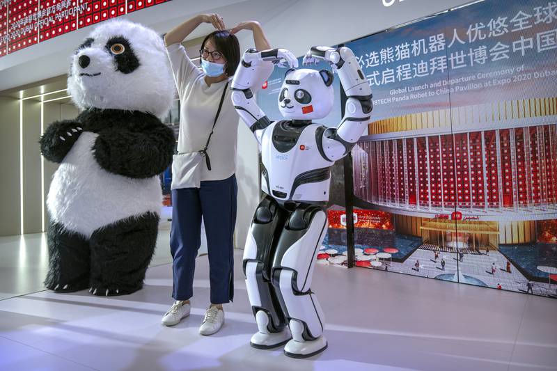 The robot was customised by Chinese company UBTech. AP