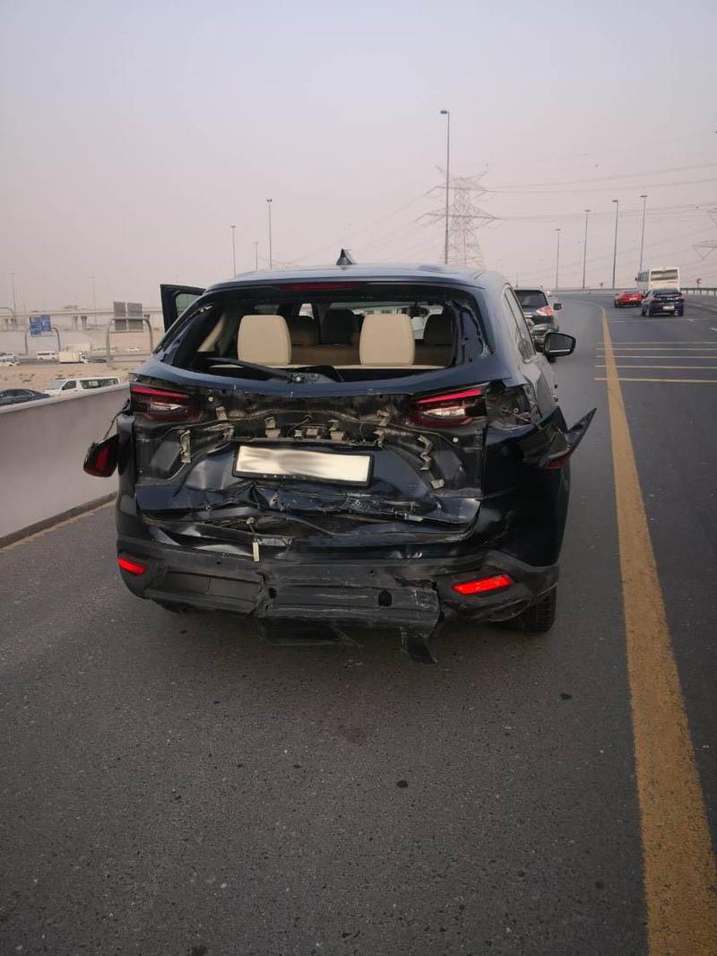 Police called on road users to abide by traffic regulations after dealing with a number of road accidents this week. Courtesy: Dubai Police    