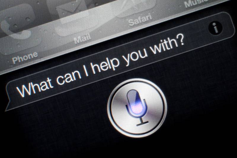 Antalya, Turkey - January 26, 2012:  Siri app of the Apple iPhone 4S. Siri is an application introduced on the new iPhone 4s.It finds answers and solutions for the requests of the user by spoken language.
