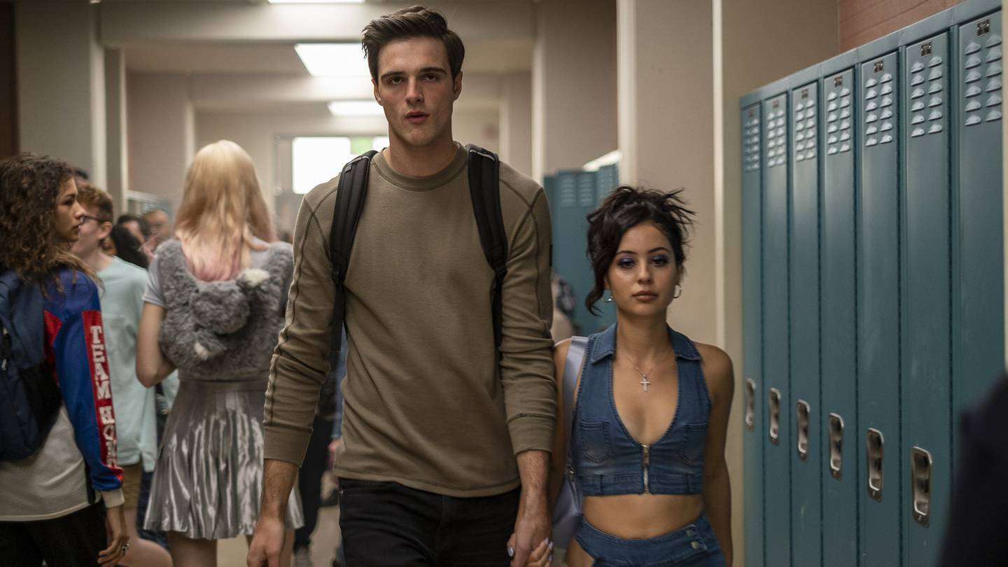 Nate (Jacob Elordi) and Maddy (Alexa Demie) look set to rekindle their toxic relationship in season two of 'Euphoria'. Photo: HBO