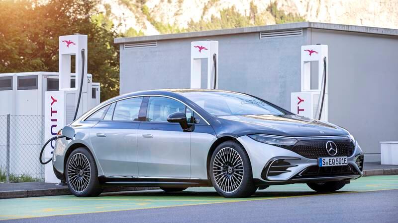 The EQS can cover up to 780 kilometres on a full charge
