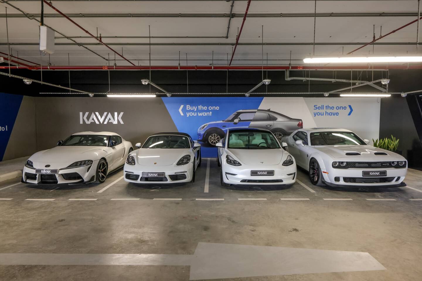 Kavak opened its doors to its largest customer hub in the world, in Dubai, which is set to revolutionise the pre-owned car industry in the GCC. The global giant, valued at $8.7 billion, recently announced its merger with regional player Carzaty. Photo: Kavak