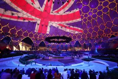 The UK country day was celebrated at Expo 2020 Dubai on February 10, 2022. The dedicated day showcased British art and innovation, and was marked by a visit by Prince William, Duke of Cambridge and UK Culture Secretary Nadine Dorries. Getty Images