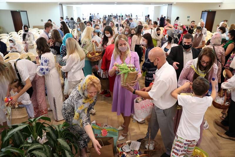 Ukrainians in the UAE joined other Orthodox Christians around the world in celebrating Easter at the weekend. 
