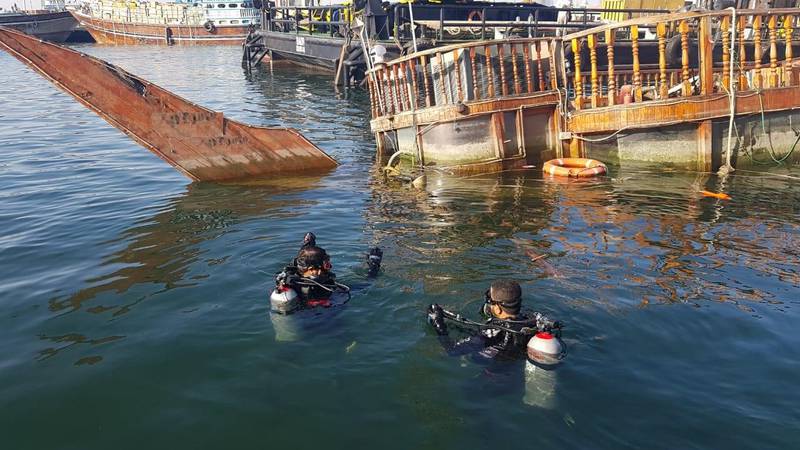 Divers and marine rescue teams from Civil Defence and Dubai Municipality also added their expertise, in an effective working group. Courtesy, Dubai Police