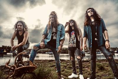 Hailing from India, the sounds of rock band Girish and the Chronicles is firmly rooted in the 1980s. Photo: Girish and the Chronicles