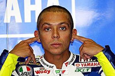 As soon as it comes to race weekend, the joking stops and Yamaha rider Valentino Rossi gets very serious about what he does which is trying to win MotoGP races.