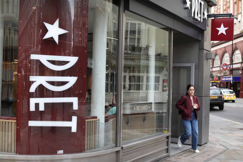 Pret a Manger was hit hard by the pandemic. AFP
