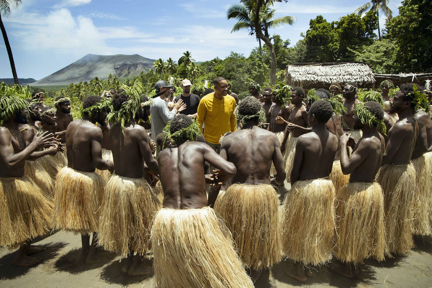 Will Smith, centre, in a scene from the National Geographic nature series 'Welcome to Earth'. Photo: Disney+ via AP