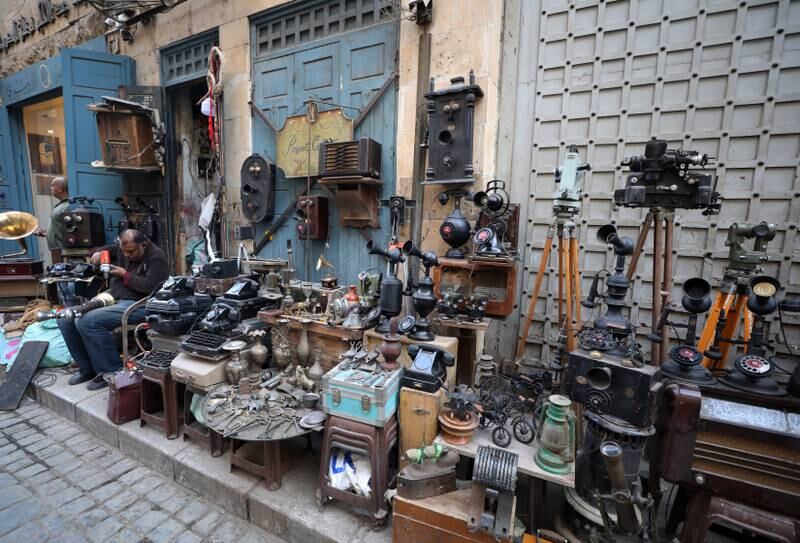 A camera repair shop on the street