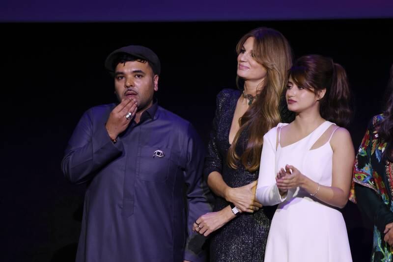 Naughty Boy, Jemima Khan and Sajal Ali at the Opening Night Gala 