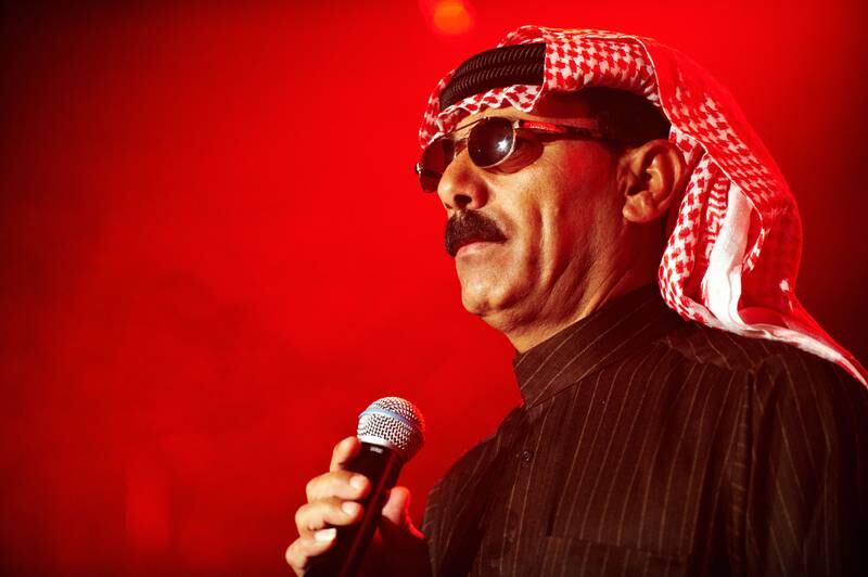 Omar Souleyman performing in the UK in May. His international following has been growing in recent years and he played at Balenciaga's Paris Fashion Week after-party on Tuesday. Getty Images