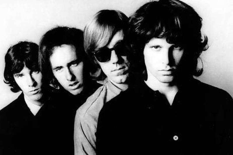 The Doors, from left, John Densmore, Robbie Krieger, Ray Manzarek and Jim Morrison. AP Photo