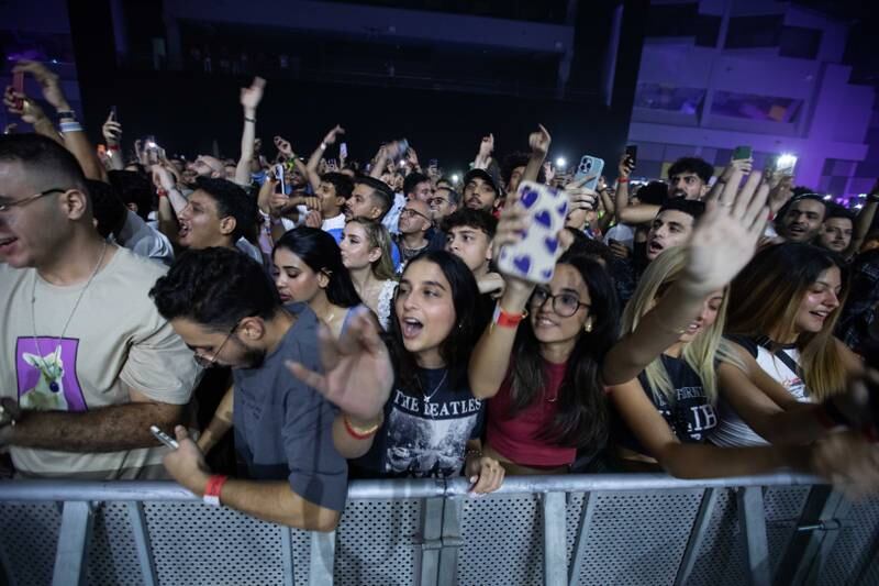 Concert-goers enjoying the show at The Agenda. Ruel Pableo for The National