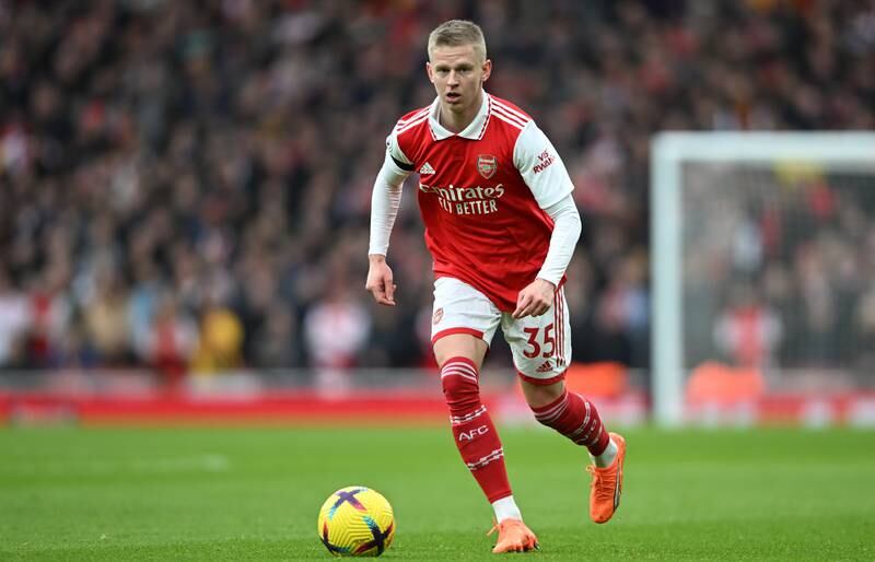 Oleksandr Zinchenko - 6 Guilty of several stray passes and shots in the first half but helped the Gunners dominate the midfield. Was everywhere on the pitch and had a couple of shots at goal. EPA