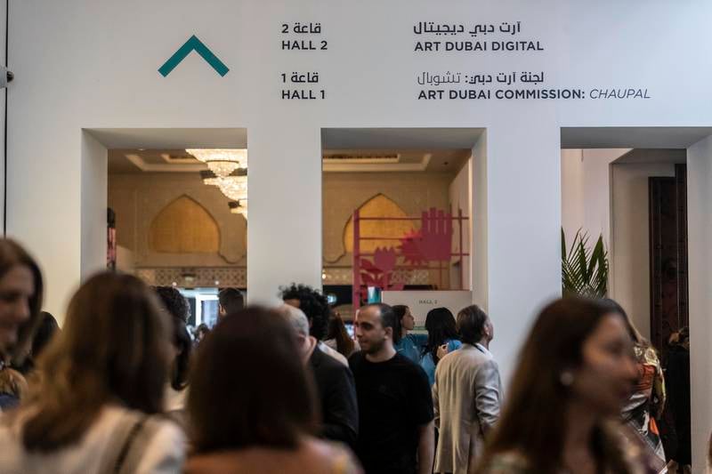 Art Dubai will be reprising its digital section this year with a refreshed look. Antonie Robertson / The National