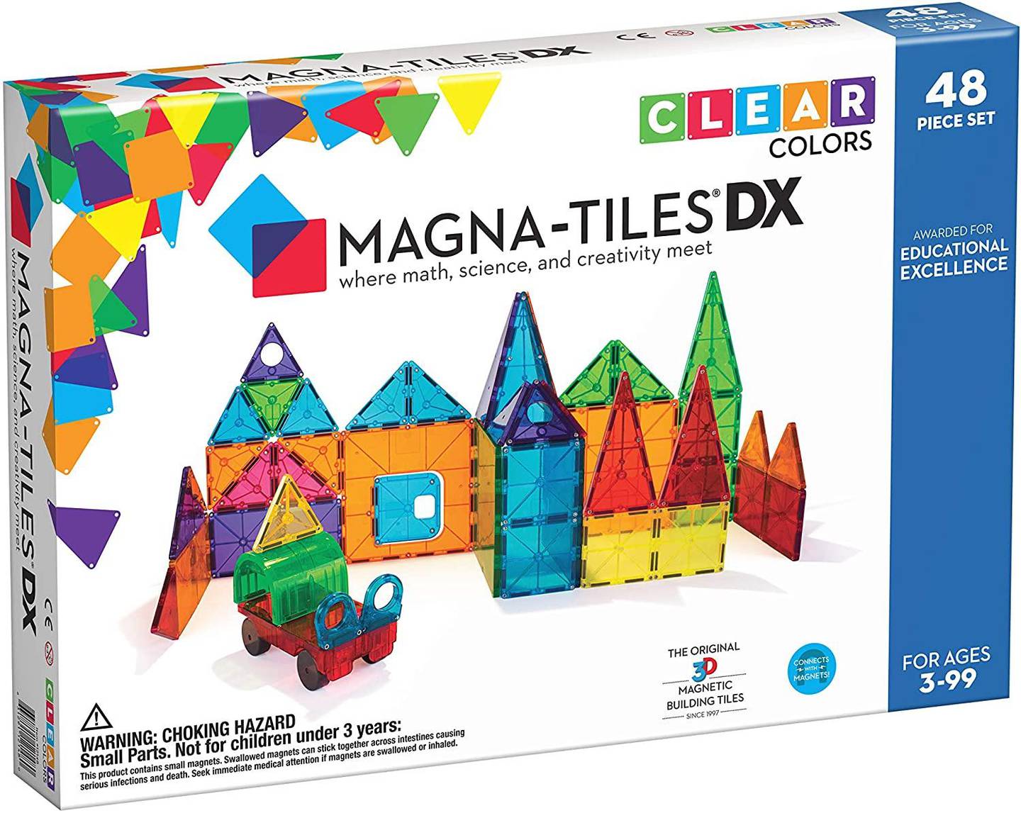 Magna-Tiles are a favourite for children who enjoy building. Courtesy Amazon 