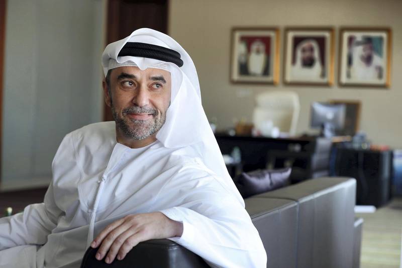 Abu Dhabi, United Arab Emirates - Reporter: Anna Zacharias: Omar Ghobash as he steps into his new role at the office of cultural diplomacy. Monday, February 3rd, 2020. Abu Dhabi. Chris Whiteoak / The National