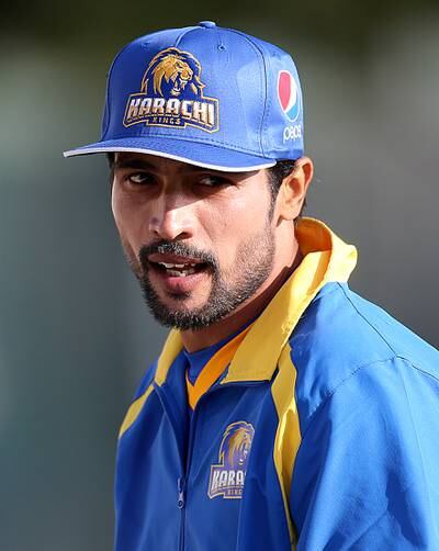 Dubai, 07, February, 2017:  Mohammad Amir of Karachi Kings  during the practice match at the ICC Academy   in Dubai . ( Satish Kumar / The National ) 
ID No: 12038
Section: Sports
Reporter: Paul Radley *** Local Caption ***  SK-Crik-07022017-010.jpg