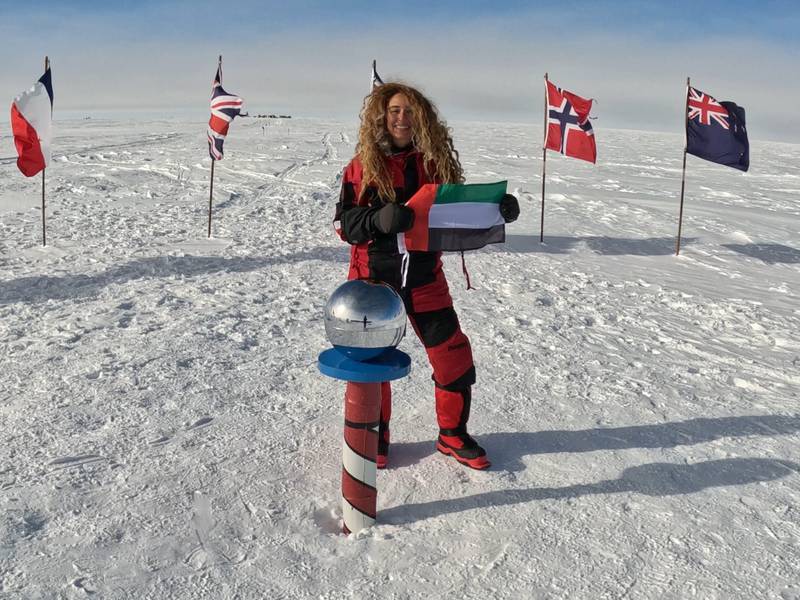A Lebanese woman living in the UAE has climbed the seven highest mountains on each continent. Photo: Tima Deryan