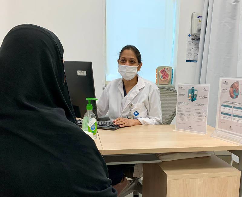 Dr Deepti Kansal, obstetrics and gynaecology specialist, said the dedicated clinic means women will receive a comprehensive range of care in one destination rather than having scattered and fragmented care at several clinics. Image: Seha