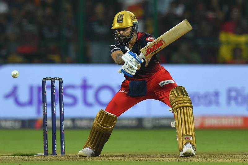 Virat Kohli's century for RCB included 13 fours and one six. AFP