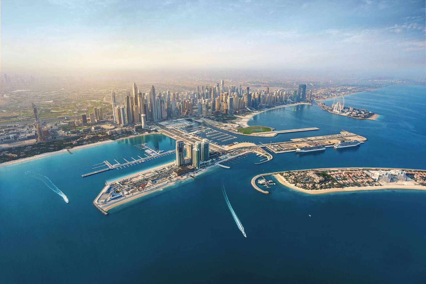 Dubai Harbour will be the first cruise facility in the region to be the homeport for two LNG-powered ships. Photo: WAM
