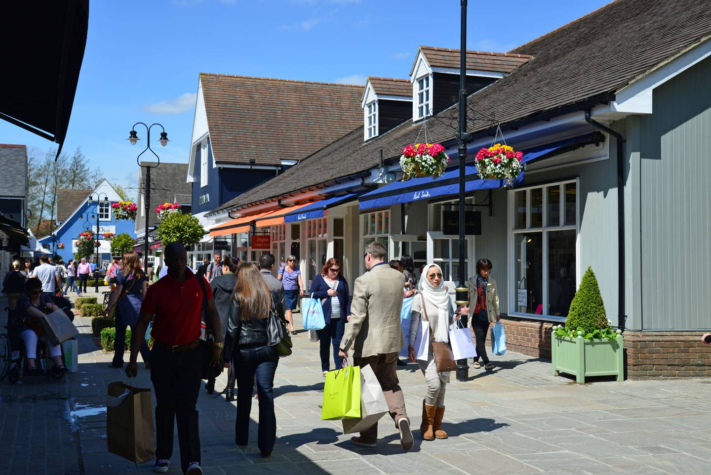 Tourists from Gulf countries are slowly trickling back to Bicester Village. Alamy
