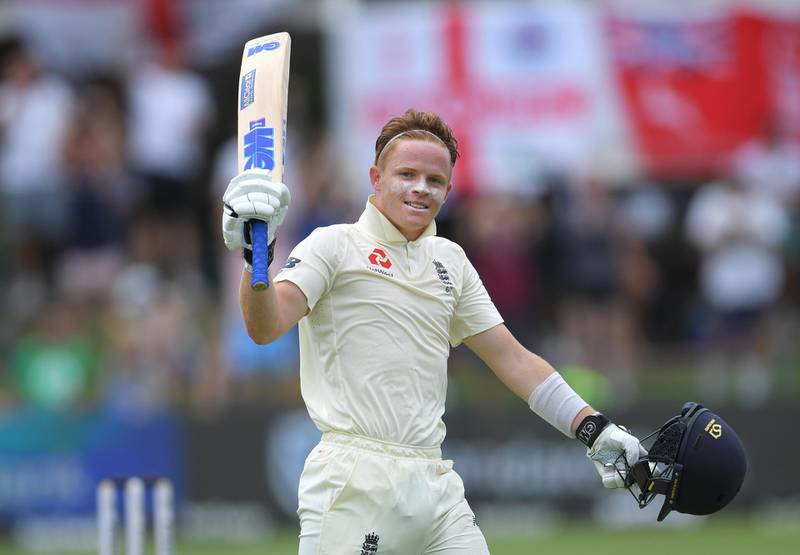 PORT ELIZABETH, SOUTH AFRICA - JANUARY 17: Ollie Pope of England celebrates his maiden Test century during Day Two of the Third Test between South Africa and England at St George's Park on January 17, 2020 in Port Elizabeth, South Africa. (Photo by Stu Forster/Getty Images)