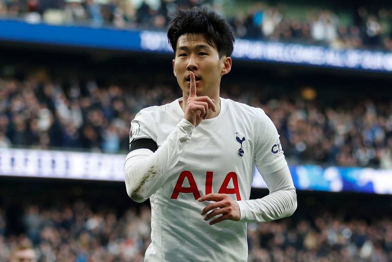 22) Son Heung-min (Tottenham Hotspur, Premier League) 13 goals. 26 points. AFP