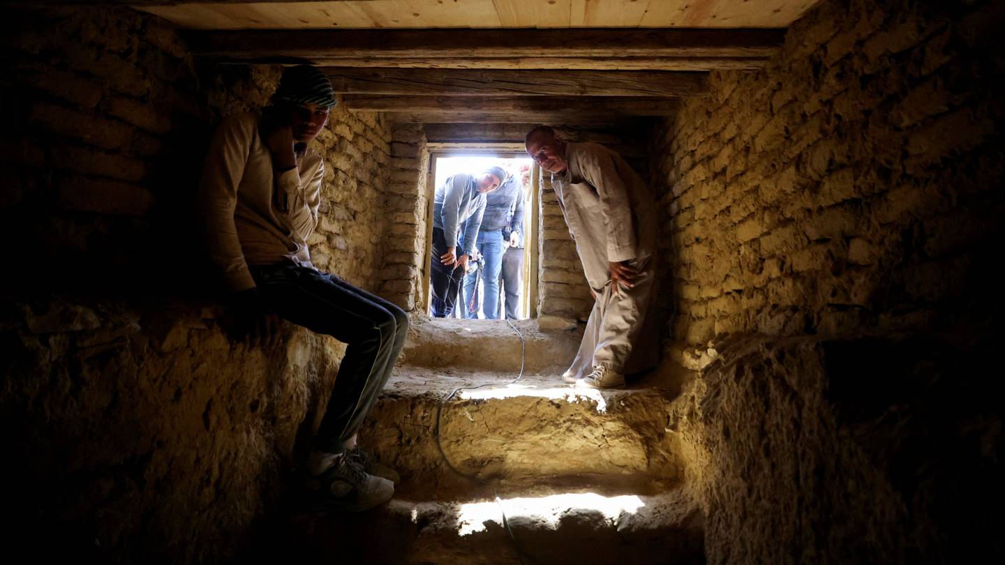 Ticketed tourists are allowed inside the pyramids in the Giza Plateau, but there's not lots to see inside. Reuters