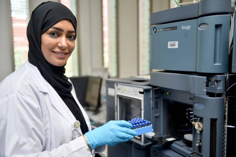 Dr Ayesha Al-Dhaheri, of the Nutrition and Food Department within UAEU’s College of Food and Agriculture. (Photo courtesy-UAE College of Food and Agriculture)