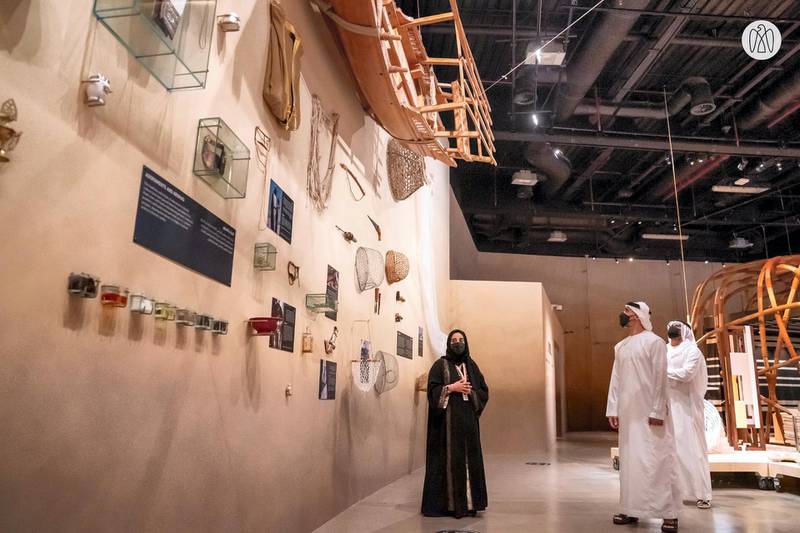 Khaled bin Mohamed bin Zayed has opened the House of Artisans, which pays tribute to and celebrates UAE artisans. Courtesy Abu Dhabi Media