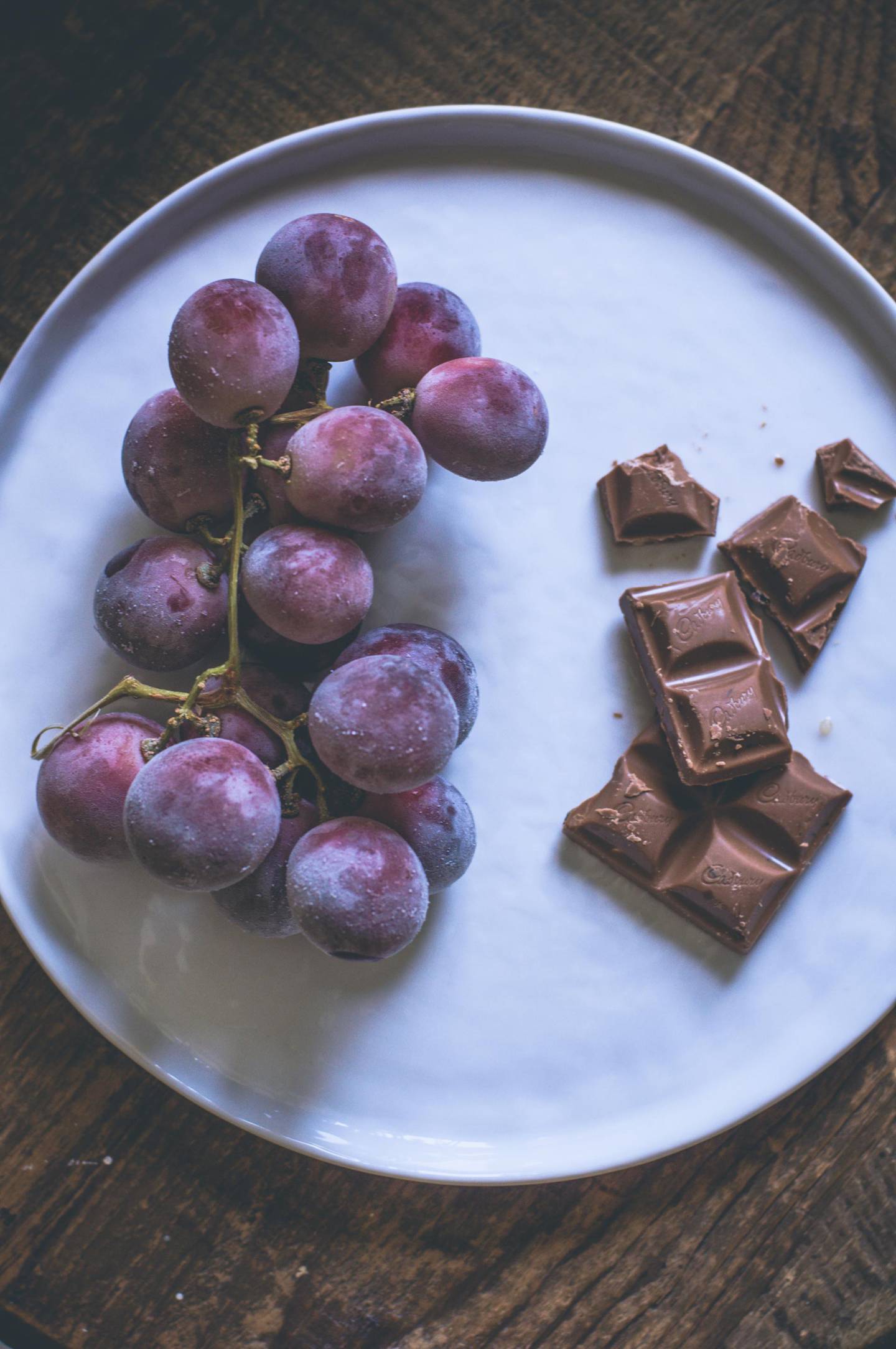 Frozen grapes and chocolate make for a tasty snack. Courtesy Scott Price
